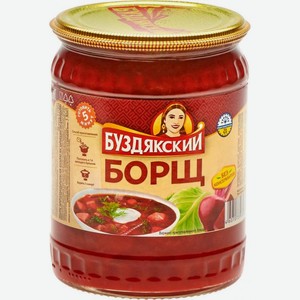 Борщ Буздякский из свежей капусты с зеленью 500г