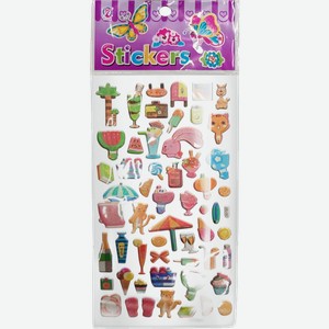 Наклейки объемные Скай трейд Lori Rocket в ассортименте