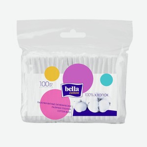 Палочки ватные Bella 100шт пак