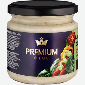 Майонез PREMIUM CLUB со шпинатом 60%, 180г