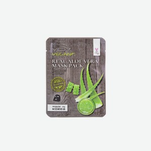 Маска тканевая Vо7 Real Vegan с экстрактом алоэ вера питательная 25 г 1 шт