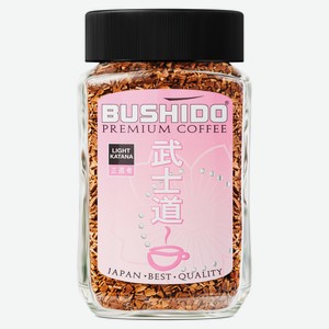 Кофе растворимый Bushido Light Katana сублимированный, 100 г