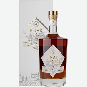 Коньяк KNAR 7 y.o. в подарочной упаковке 0.7