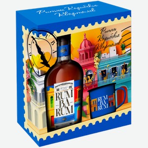 Ром Rumbarum Dark Anejo с кружкой 0.7 л