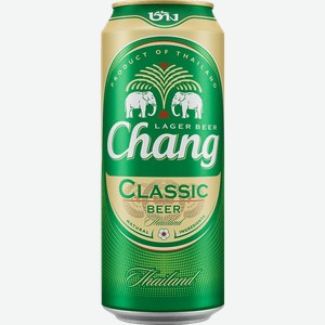 Светлое пиво Chang 0.5 л
