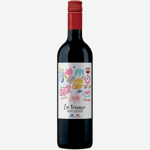 Вино En Terrasse avec Lucien Merlot 0.75