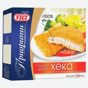 Котлеты Филе хека VICI в панировке замороженное, 300 г