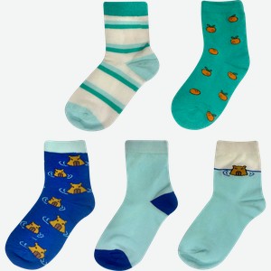 Носки детские INWIN Капибары р. 14–22, Арт. IN5capyb, 5пар