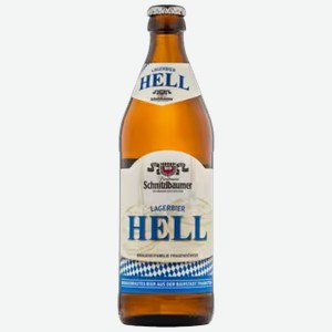 Пиво Schnitzlbaumer Lagerbier Hell светлое 0,5 л