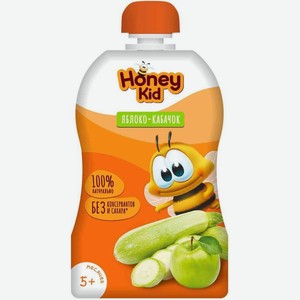 Пюре Honey Kid из яблок и кабачков с 5 мес. 90г