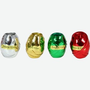 Лента Santa Club Новогодняя в рулоне в ассортименте 10м