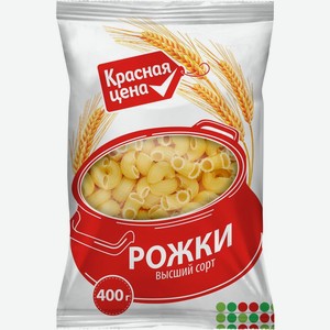 Макароны Красная цена рожки