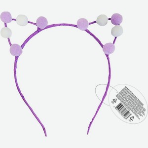 Ободок Помпончики в ассортименте