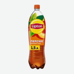 Чай черный холодный Персик Lipton 1.5л