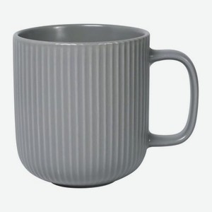 Кружка Линия серая 350мл фарфор