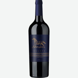 Вино Sellata Primitivo красное полусухое 13%, 750мл