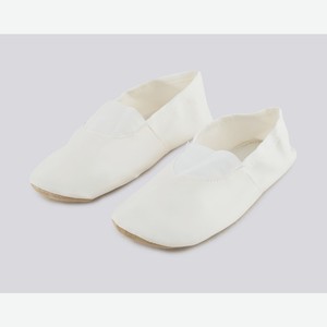 Чешки детские 365 ДНЕЙ белые, с верхом из искусственной кожи, р-р 25-32, Россия, 1 пара