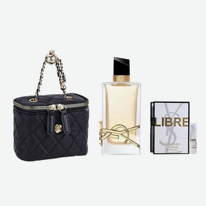 YVES SAINT LAURENT Набор Libre: Парфюмерная вода + Пробник+Сумка, 90мл+1.2мл