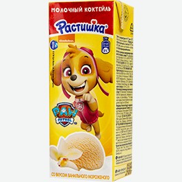 Молочный Коктейль Растишка, В Ассортименте, 2%, 210 Г