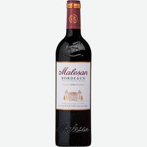 Malesan Bordeaux Cuvee Selectionnee red 0.75 л