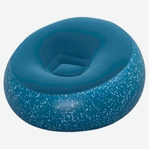 Пуфик надувной BESTWAY Inflate-A-Chair синий, 112x112x66 см