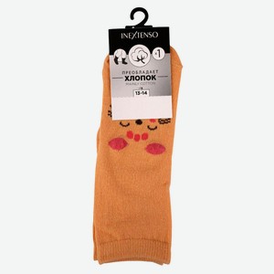 Носки для девочки InExtenso оранжевые, р 12-13/13-14