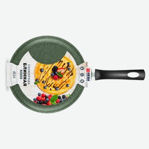 Сковорода блинная «Нева Металл Посуда» green, 24 см