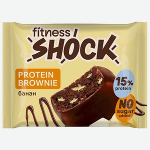 Изделие кондитерское Fitnesshock Брауни банановый 50г, 50 г