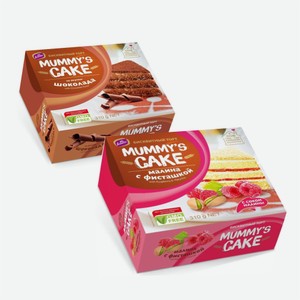 Торт  Mummy s cake  шоколад/малина-фисташка 310г