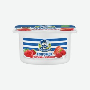 Продукт Творожный Простоквашино Творожок Клубника-земляника 3.6% 110г