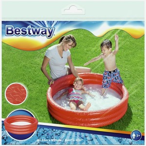 Бассейн BESTWAY дет круглый,бортик - 3 кольца,122х25см,140л 51025, Китай