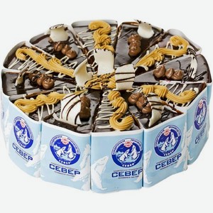 Торт Север-Метрополь Банановый флирт 12 порций 1кг