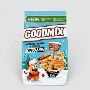 Палочки «GoodMix» хрустящие с корицей ЧурросВайб, 210 г