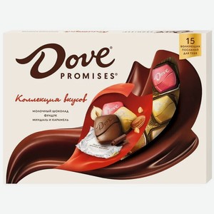 Набор молочного шоколада Dove Promises Коллекция вкусов 118г