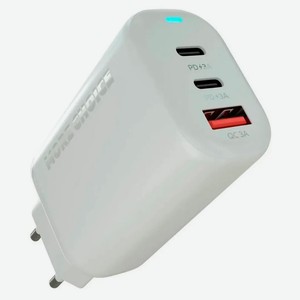 Сетевое зарядное устройство More Choice 1USB+2TYPE-C NC79A белое