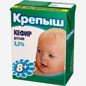 Кефир Крепыш детский 3.2% 200г