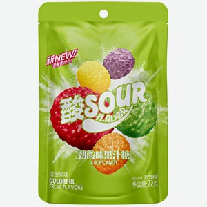 Драже Yiwu Jiecai Sour Flavor 22г, 22 г