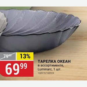ТАРЕЛКА ОКЕАН в ассортименте, Luminarc, 1 шт.