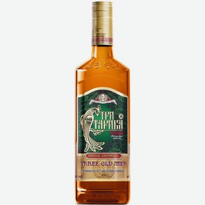 Настойка горькая Три старика кедровая 38% 0,49л Россия