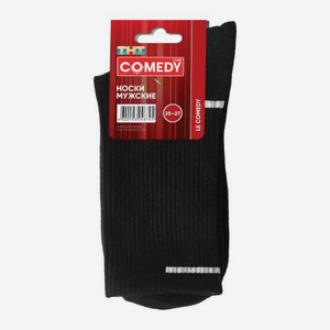 Мужские носки чёрные Comedy Club дизайн 16 р.25-27