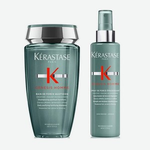 KERASTASE Мужской набор для ухода за волосами Genesis HOMME Duo, 250 мл + 150 мл