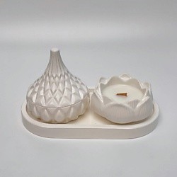 Набор интерьерных ароматических свечей Удовое дерево