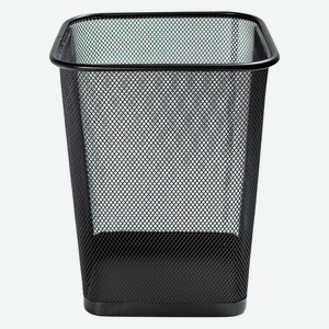 Корзина металлическая 22*22*27,5 см, черная арт.MUST-001