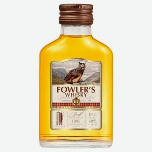 Виски Fowlers зерновой ординарный Россия, 0,1 л