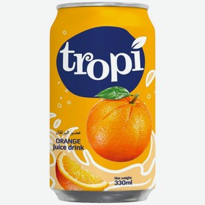 Напиток Tropi Апельсин сокосодержащий, 330мл, 330 мл