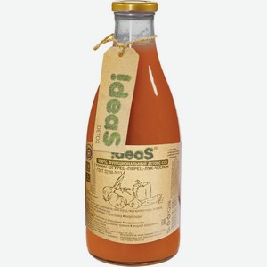 Сок Ideas томатно-огуречный с перцем, чесноком, луком, экстрактом трав, морской солью 1л, 1 л