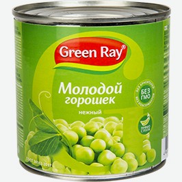 Горошек Грин Рей, Молодой, 400 Г