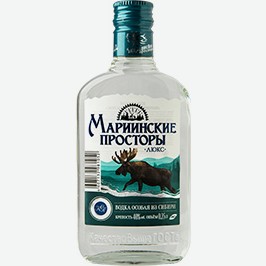 Водка Мариинские Просторы, Люкс, Особая, 0,25 Л