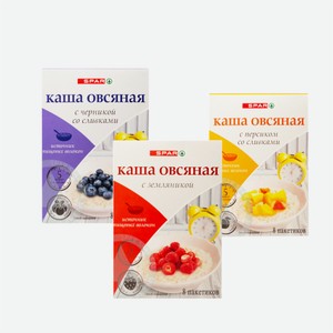 Каша овсяная SPAR в ассортименте 43-47гр