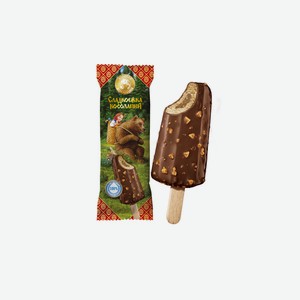 Мороженое Шин-Лайн Сладкоежка Косолапый эскимо сливочное с пралине в глазури 65 г